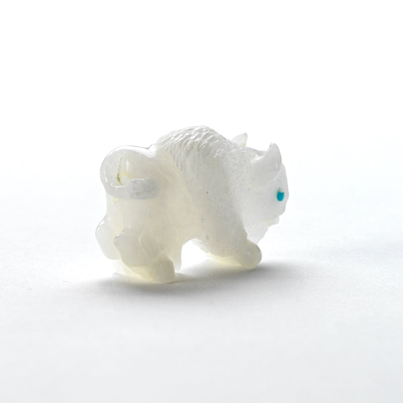 Vincent Chavez: White Alabaster, Bison