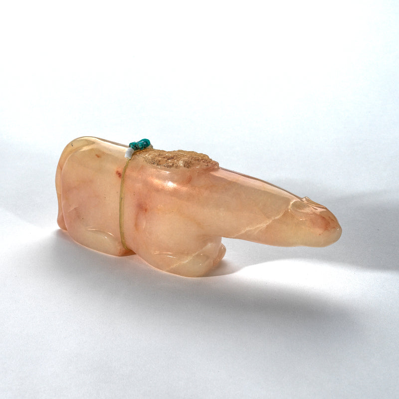 Melvin Sandoval: Peach alabaster, Mountain Lion