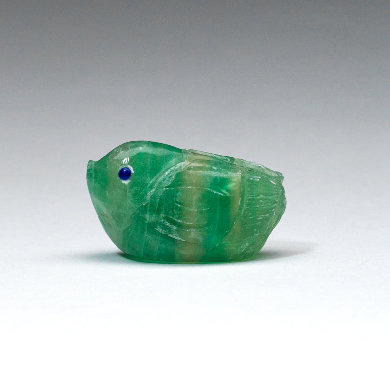 Kateri Q. Sanchez: Fluorite, Green  Bird