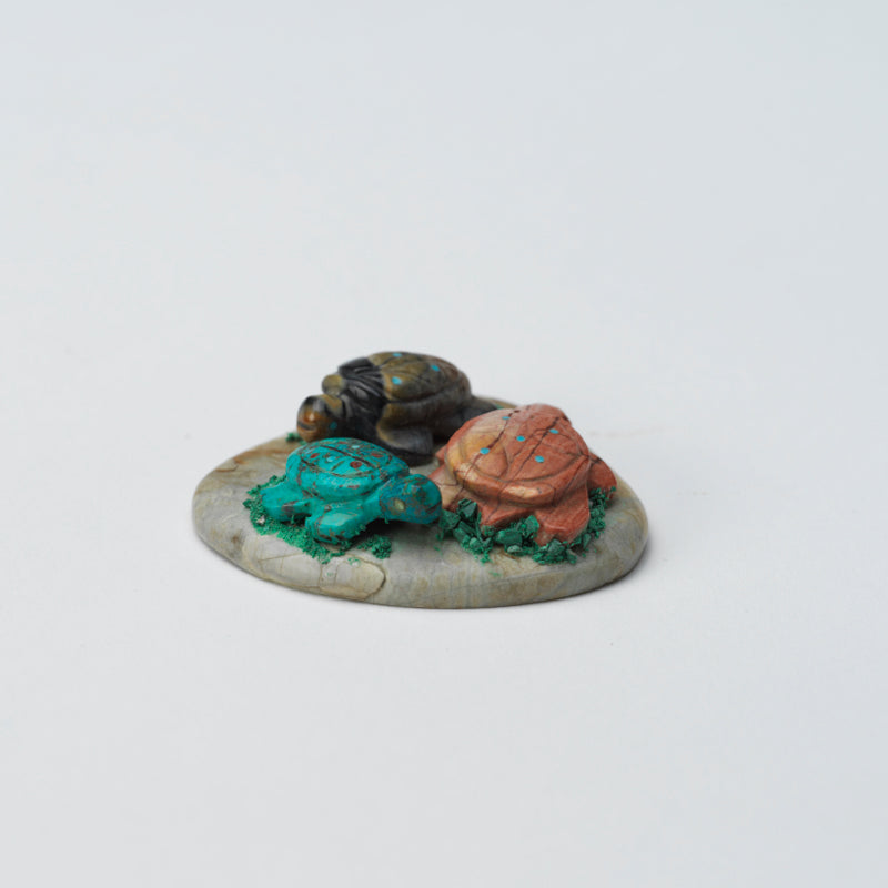 Brian Yunie: Picasso Marble, Dolimite, Turquoise, 3 Turtles