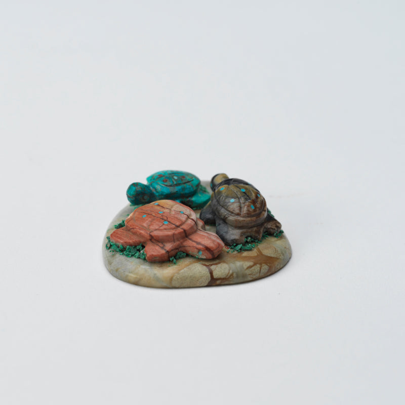 Brian Yunie: Picasso Marble, Dolimite, Turquoise, 3 Turtles