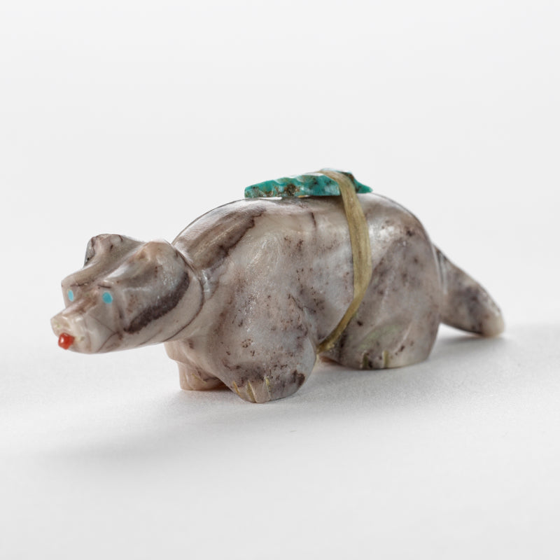 Rodney Peykatewa: Picasso Marble, Wolf