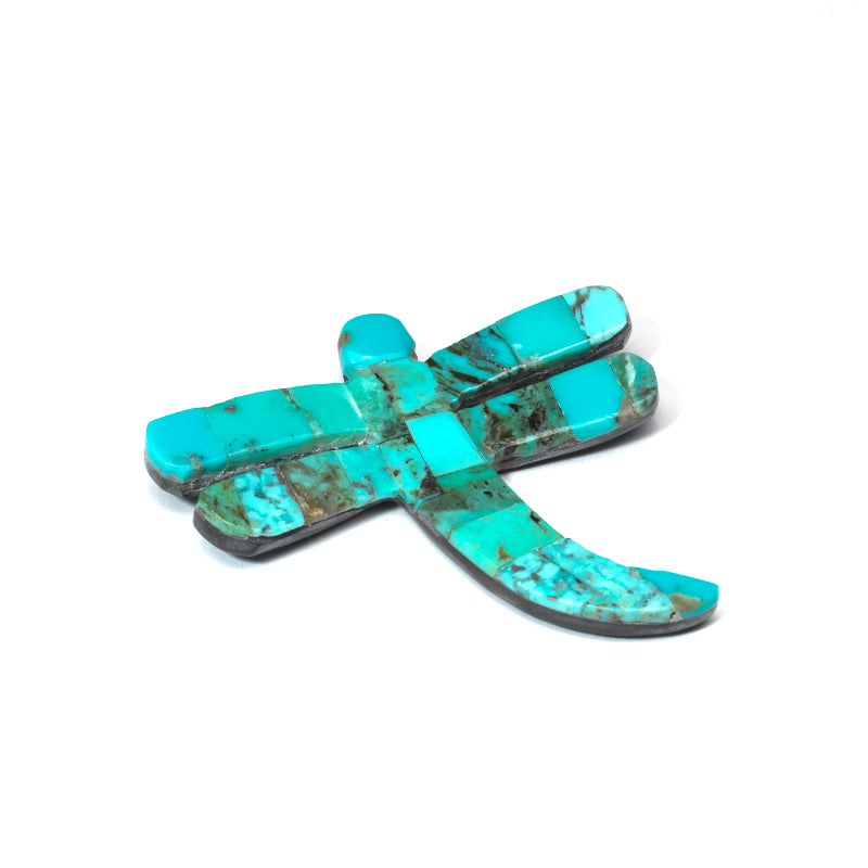 Cheryl Beyuka: Turquoise, & Pen Shell Dragonfly