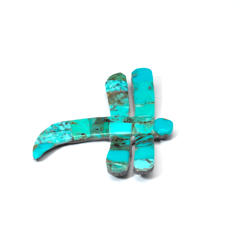 Cheryl Beyuka: Turquoise, & Pen Shell Dragonfly