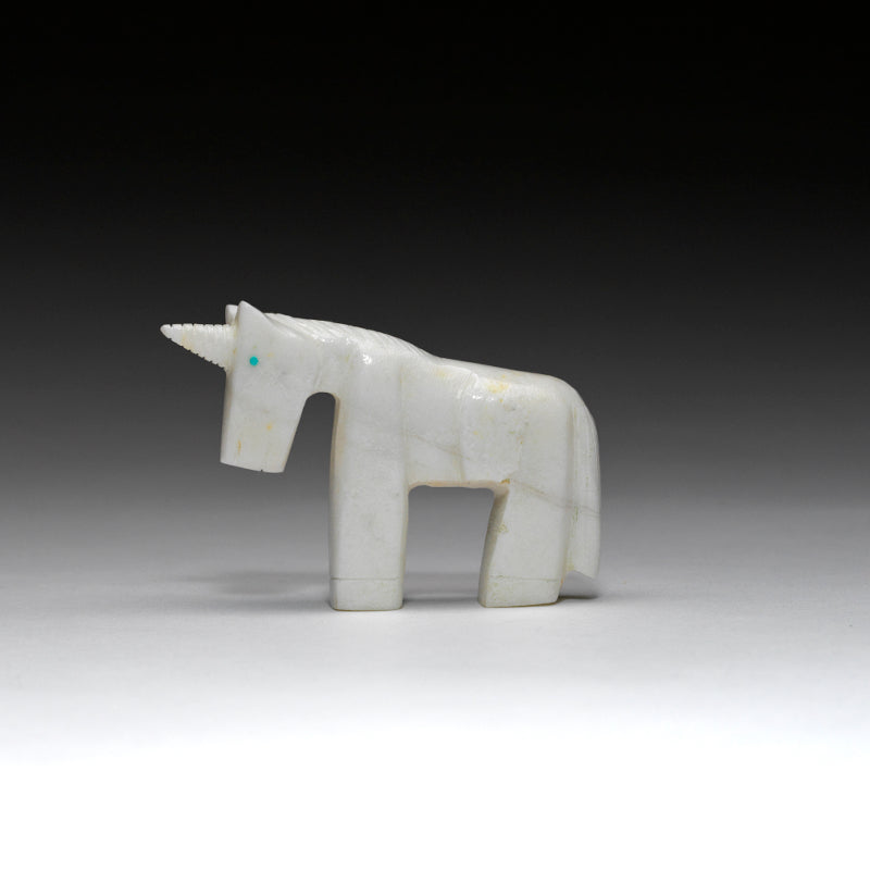 Fitz Kiyite: White Marble, Unicorn