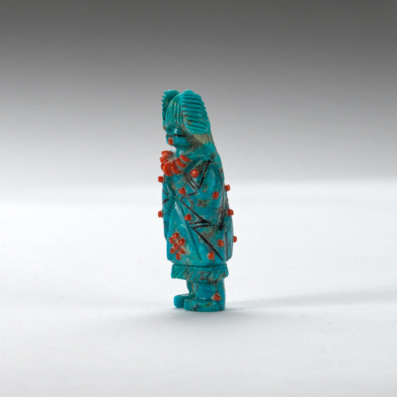 Claudia Peina: Turquoise, Maiden Grandmother Coral Inlay