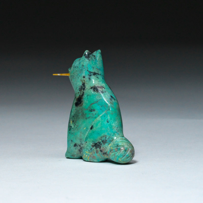 Leland Boone & Daphne Quam: Turquoise, Dog W/ Bone