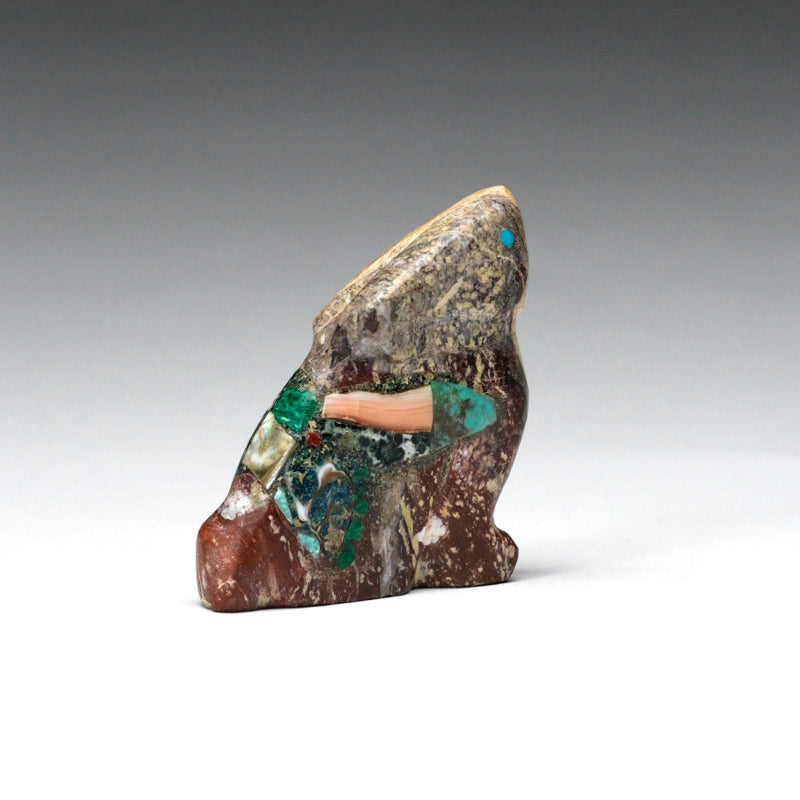 Jayne Quam: Magnesite, Wild Horse, Rabbit With Mosaic Inlay