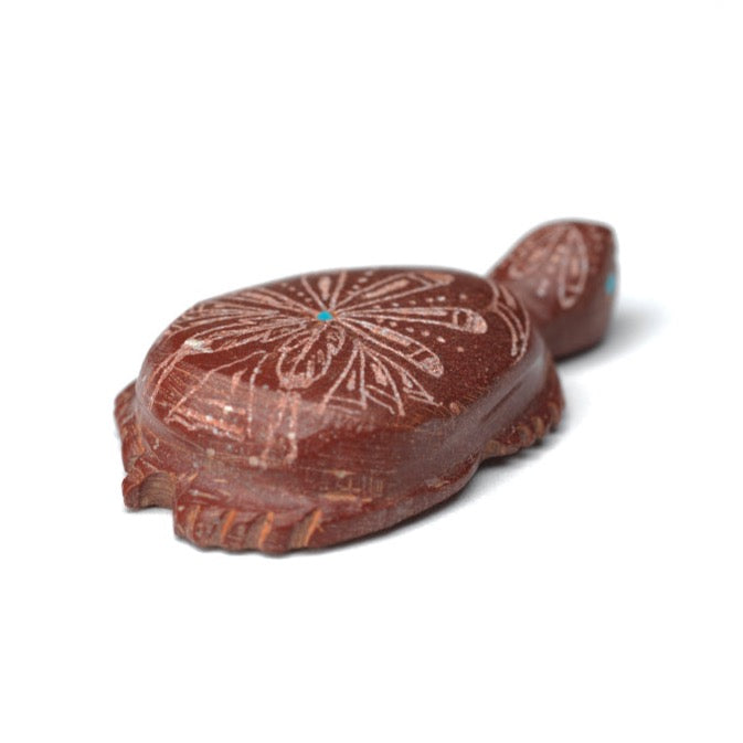 Adrian Cachini: Pipestone, Sgraffito Turtle