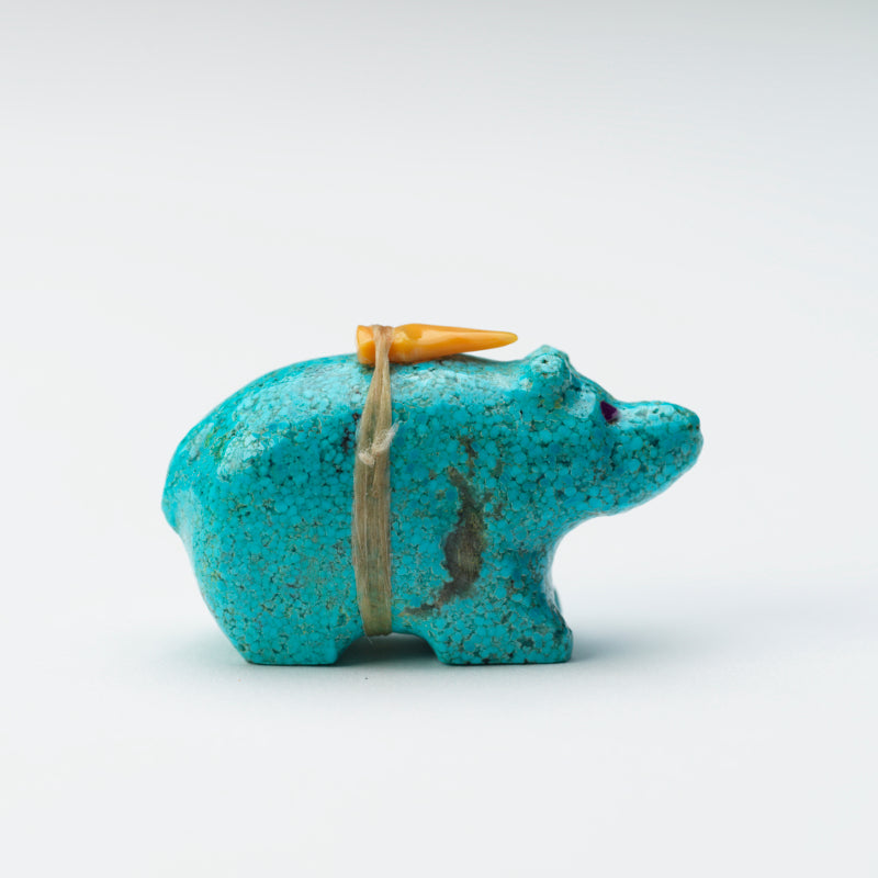 Delvin Leekya: Composite Turquoise, Bear with Bundle