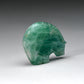 Stewart Quandelacy: Fluorite, Green  Heartline Bear