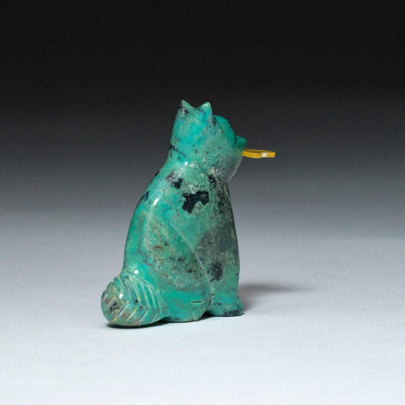 Leland Boone & Daphne Quam: Turquoise, Dog W/ Bone