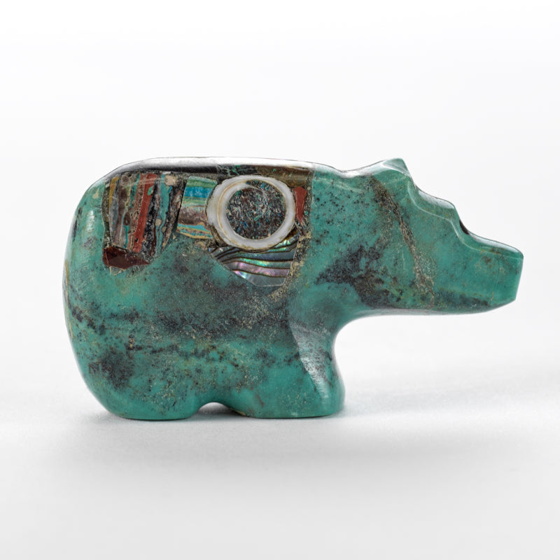 Jayne Quam: Turquoise, Bear  Mosaic Inlay