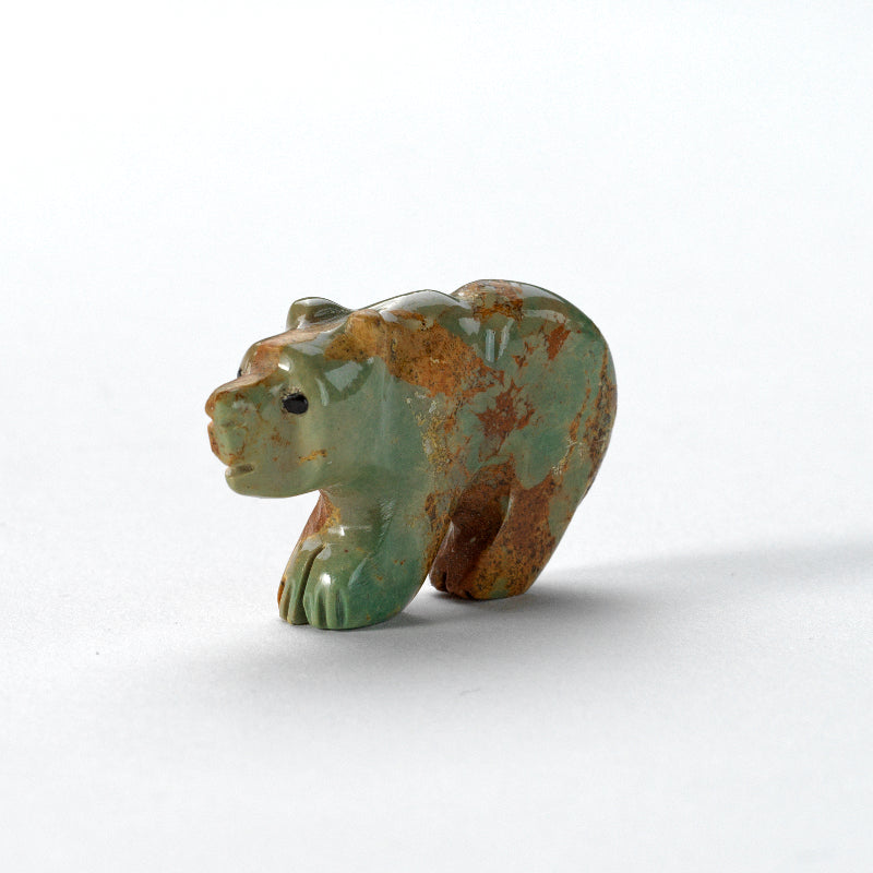 Reynold Lunasee: Turquoise, Green  Bear