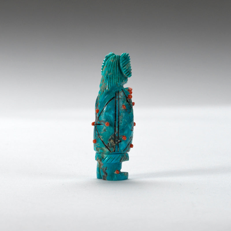 Claudia Peina: Turquoise, Maiden Grandmother Coral Inlay