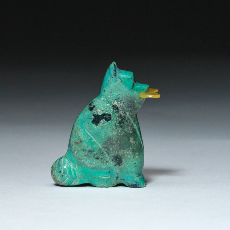 Leland Boone & Daphne Quam: Turquoise, Dog W/ Bone