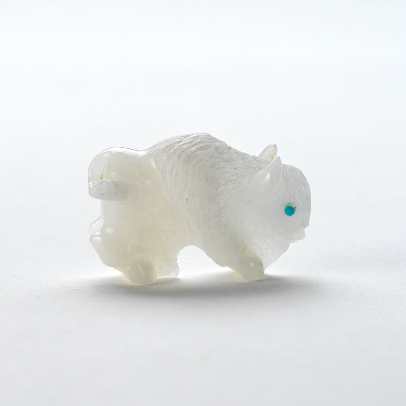 Vincent Chavez: White Alabaster, Bison