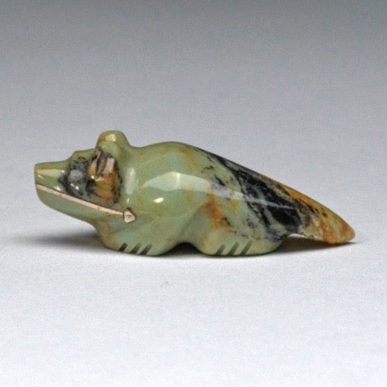 Debra Gasper & Ray Tsethlikai: Serpentine, Green  Badger